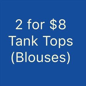 Bundle up tank tops for a great offer!